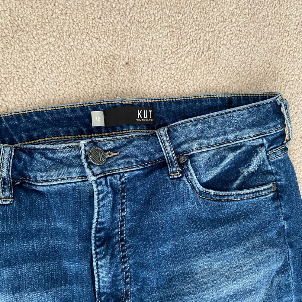 Kut skinny distressed jeans